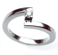 Anello Salvini Donna in Oro bianco Diamante 0.06 Ct 20007958 - 20007958